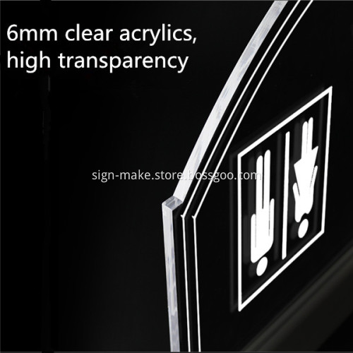 Custom Hanging LED Reception Signs